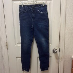 Lucky Brand Blue Skinny Jeans High-Waisted Stretch